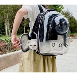 Pet Cat Carrying Bag Space Pet Backpacks Breathable Portable Transparent Backpack Puppy Dog Transport Carrier Space Capsule Bags