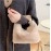 Women Faux Fur Handbags Zipper Small Lady Shoulder Bag Casual Tote Half-Moon Hobos Winder Crossbody Bag For Traveling Shopping