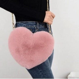 Fashion Women's Heart Shaped Handbags Cute Kawaii ..